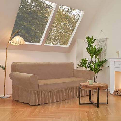Coffee Armchair Covers Arm Chair Cover Armchair Slipcovers with Skirt