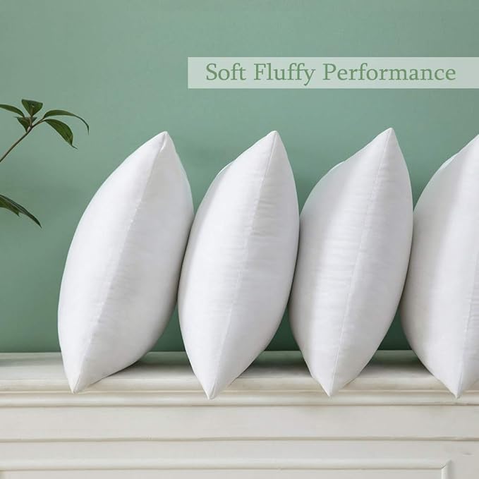 MIULEE Throw Pillow Insert Premium Pillow Stuffer Sham Square - Image 7
