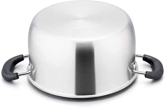 P&P CHEF 4 Qt Stockpot with Lid, Stainless Steel Cooking Stock Pot - Image 6