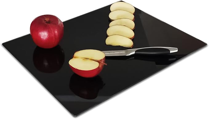 VASUHOME Glass Cutting Board, 16 * 12 inch Set of 1 Tempered Glass Cutting Board by VASUHOME