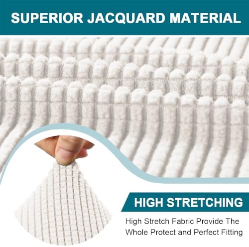Turquoize T Cushion Chair Slipcover Armchair Slipcover for Living Room Stretc...