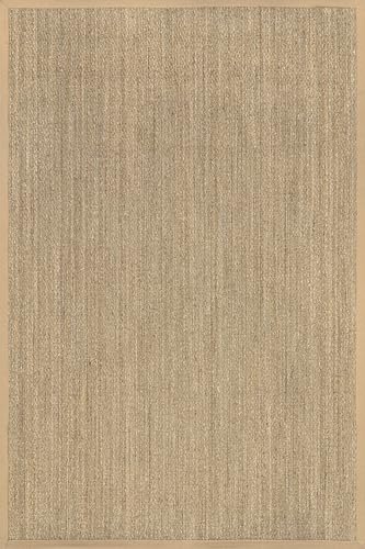 nuLOOM Elijah Beige Bordered Power Loomed Area Rug, 3' x 5'