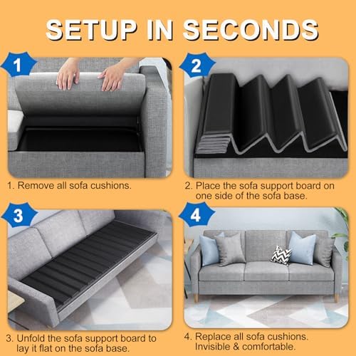 LAVEVE Heavy Duty Couch Cushion Support Board for Sagging Sofa, 21.5''...