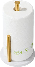 Brushed Gold Paper Towel Holder, Stainless Steel Paper Towel Holder by KUUBTH