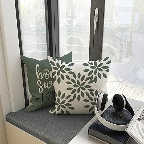 YCOLL Pillow Covers 18x18 Set of 4, Modern Sofa Throw Pillow Cover, Decorative - Image 3