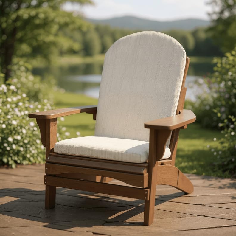 RSH Décor Set of 2 Sunbrella Foam Adirondack Chair Cushions | 48” x 20” x 2” ...