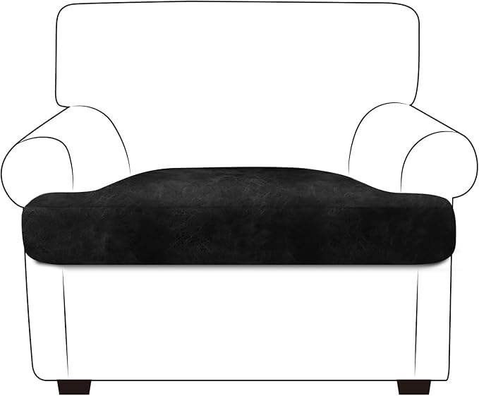 Leather Look Couch Cushion Covers Sofa Seat Slipcovers Sets Couches Furniture by ANARACHON