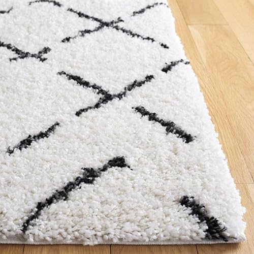 SAFAVIEH Arizona Shag Collection Area Rug - 5'1" x 7'6", Iv...