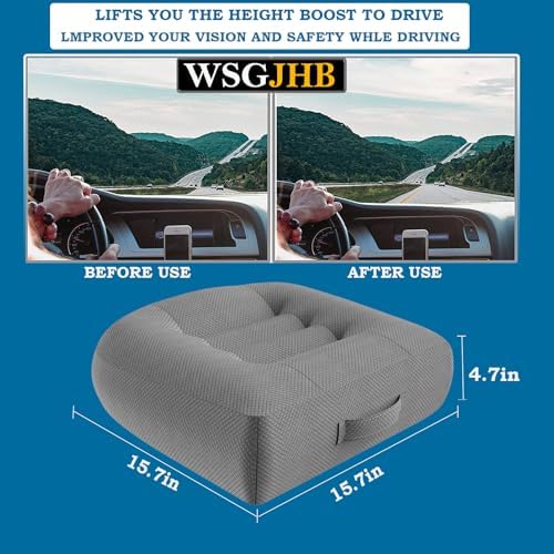 Adult Booster Seat Cushion, Car Seat Cushions for Short People/Thick Office C...