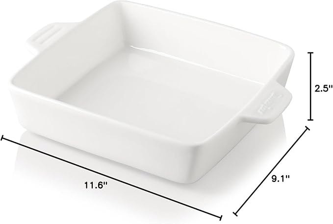 Sweejar Ceramic Baking Dish, 9 x 9 Cake Baking Pan - Image 5