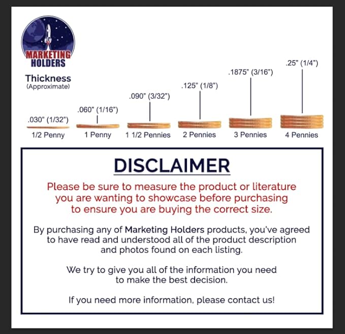 Outdoor Brochure Holder Holds 4” x 11” Tri Folds Rack Cards Wall Mount Clear - Image 4