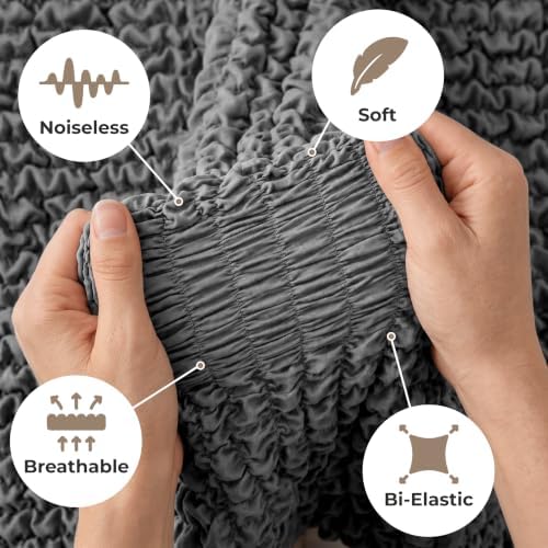 PAULATO Premium Stretch Couch Covers for Sofa - Sofa Chair Cover Washable, Do...