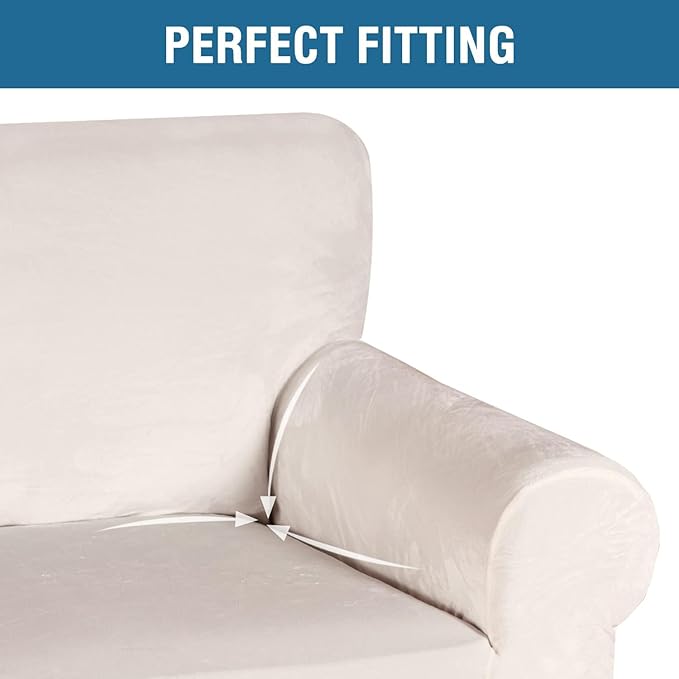 H.VERSAILTEX Stretch Velvet Sofa Covers - Image 4