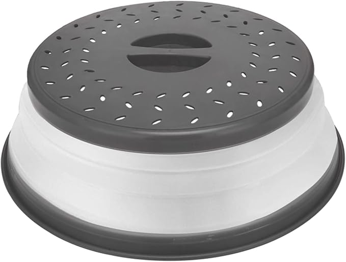 Microwave Cover for Food, Collapsible Microwave Splatter Cover Made of TPR by AMRZS