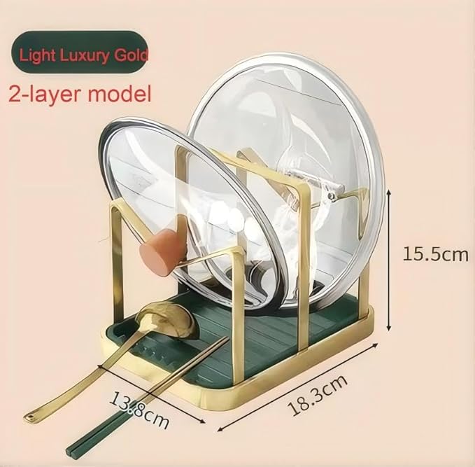 Lid Stand Lid Organizer Pot Lid Rack Holder - Image 2
