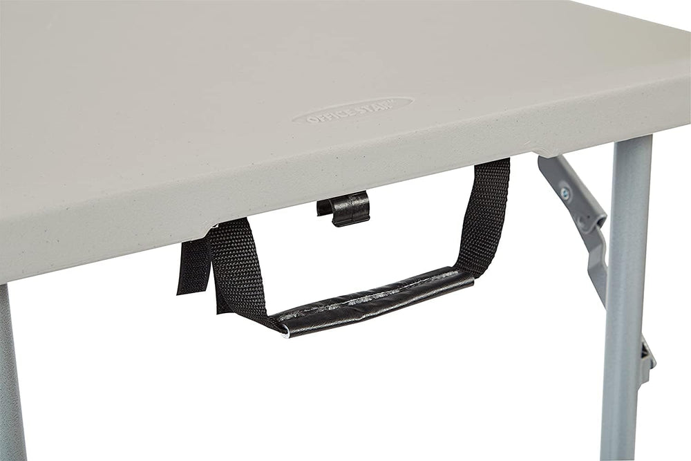 Office Star Resin Multipurpose Rectangle Table, 4-Feet Long, Height Adjustabl...