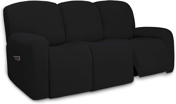 PureFit Super Stretch 3 Seats Recliner Chair Sofa Couch Cover by PureFit