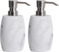 Clasin Home Resin Soap Dispenser Set 2, Refillable Hand Soap Dispenser by ClasinHome