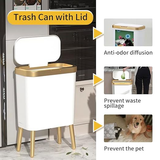 Procade Bathroom Trash Can - Image 2