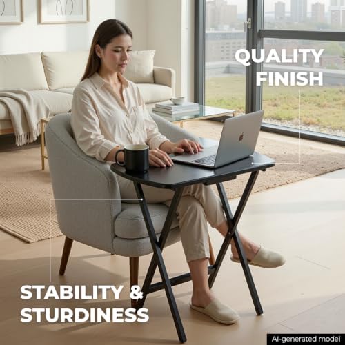 Winsome Corbett Set of 2 Oversized Foldable Snack Tables