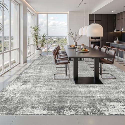 zesthome 8x10 Area Rugs for Living Room, Non-Slip Backing Washable Rug, Moder...