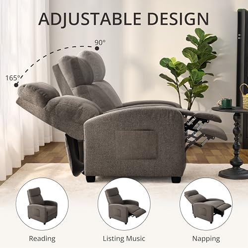 Recliner Chair for Living Room, Modern Adjustable Home Theater