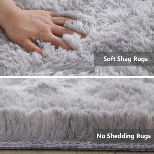 Shag Area Rugs for Bedroom Living Room,8X10 Ultra Soft Fluffy Area Rugs for D...