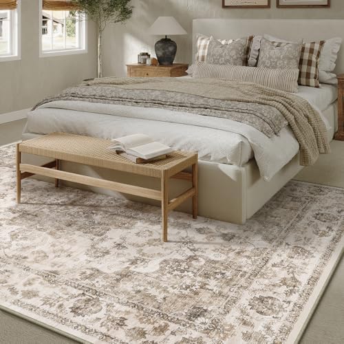9x12 Brown Neutral Area Rug