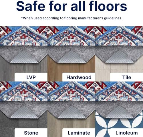 RUGPADUSA - Vinyl Lock - 2'x8' - Felt and EVA - Non-Slip Rug Pad for ...