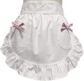 CRB Fashion Waist Apron Kitchen Cooking Restaurant Cotton Bistro Half Aprons by CBTRFashion