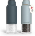 LARS NYSØM Salt and Pepper Grinder Set, Stainless Steel Manual Salt and Pepper by LN