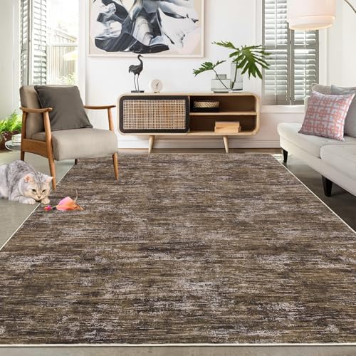 RUGSREAL Area Rug 5x7 Machine Washable Area Rug for Living Room Non-Slip Stai...