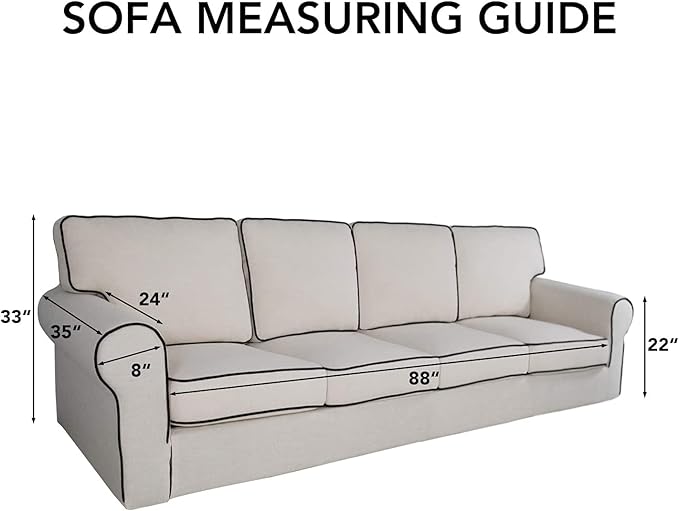 PureFit Reversible Quilted Sofa Cover, Water Resistant Slipcover Furniture - Image 6