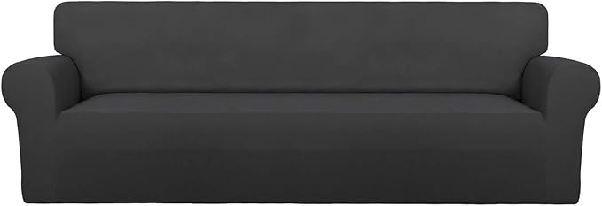 PureFit Super Stretch 4 Seater Sofa Slipcover – Spandex Non Slip Soft Couch by PureFit