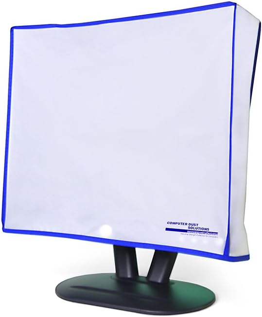 Computer Monitor dust Cover for Flat Panel LCD-Silky Smooth Anti-Static Vinyl by COMPUTER+DUST+SOLUTIONS