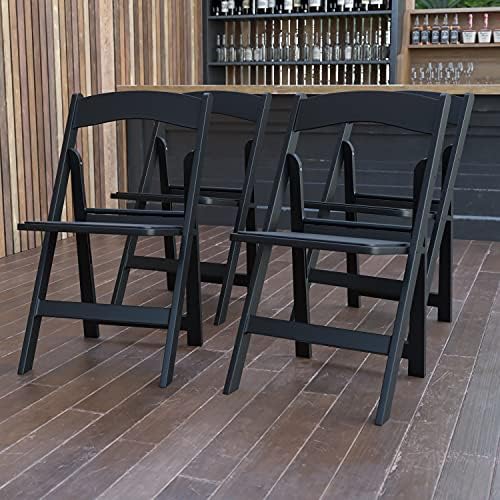 Flash Furniture Hercules Series Folding Chairs for Weddings and Formal Events...