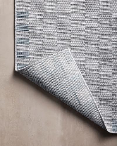 Loloi Amber Lewis Topanga Silver/Blue 7'-10" x 10' Area Rug