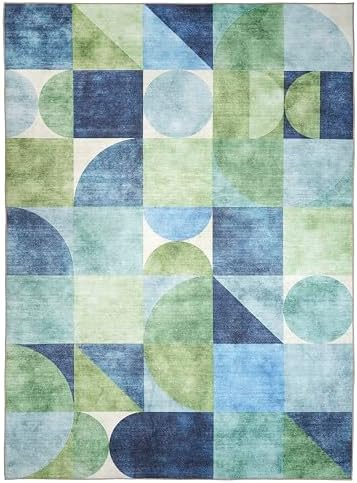 ReaLife Rugs Machine Washable Indoor Outdoor - Mat Rug Foldable Printed Thin ...