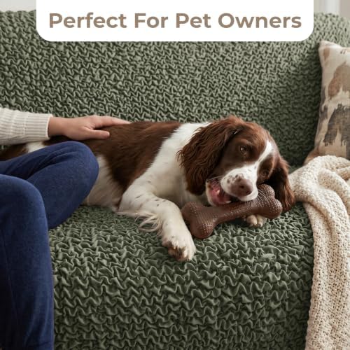 Premium Stretch Couch Covers for Sofa - Sofa Chair Cover Washable, Dogs &...
