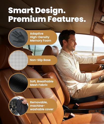 Everlasting Comfort Doctor Recommended Memory Foam Seat Cushion for Office Ch...