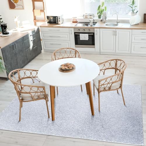 LUXE WEAVERS Machine-Woven Stain-Resistant Area Rug Gray 6x9