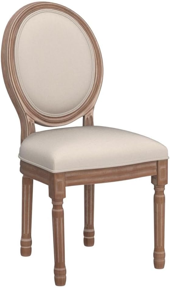 Nrizc French Dining Chairs Set of 2, French Country Dining Chairs, Vintage Fa...