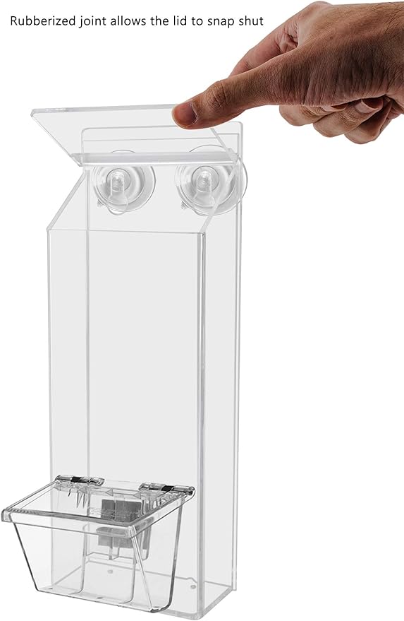 Suction Cup Outdoor Brochure Holder Holds 4 x 9 Inch Rack Cards and 3.5" x 2" - Image 2