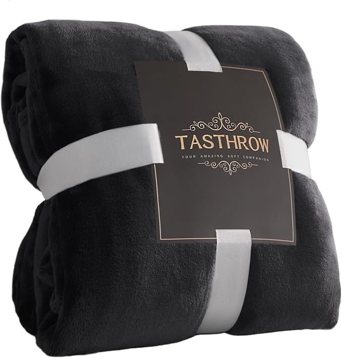 TASTHROW Large Flannel Fleece Throw Blanket, 50×70 Inch by TASTHROW