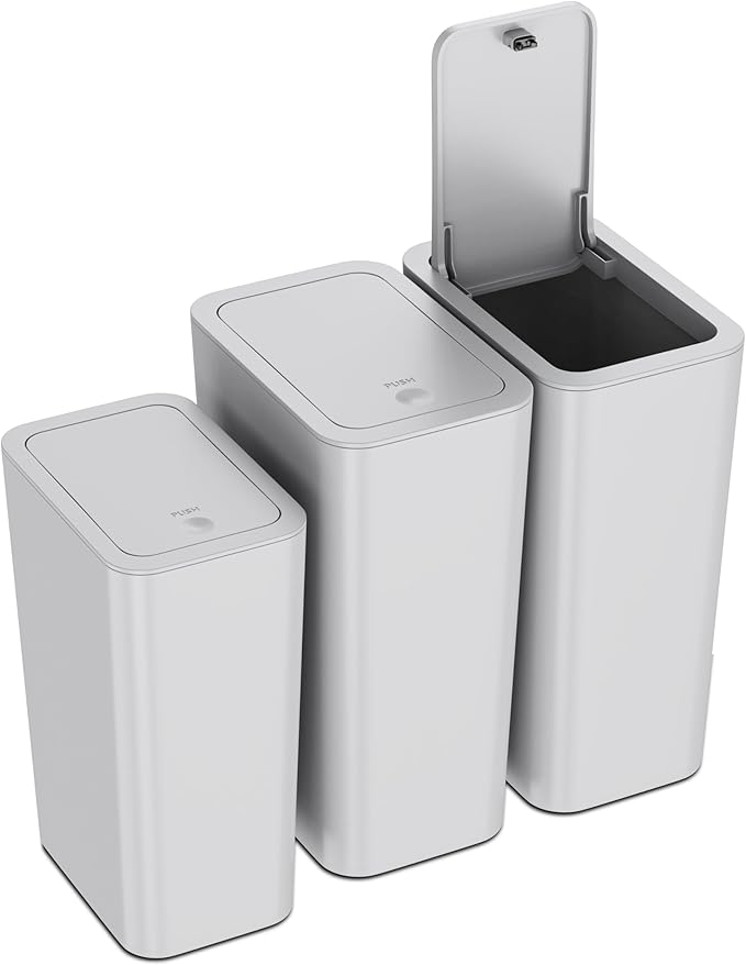 N. NETDOT 3 Pack Small Trash Can by NNETDOT
