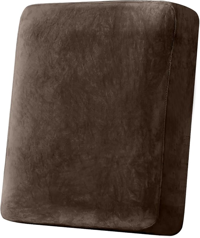 Couch Cover Stretch Velvet Sofa Cushion Cover 1-Piece by Taque