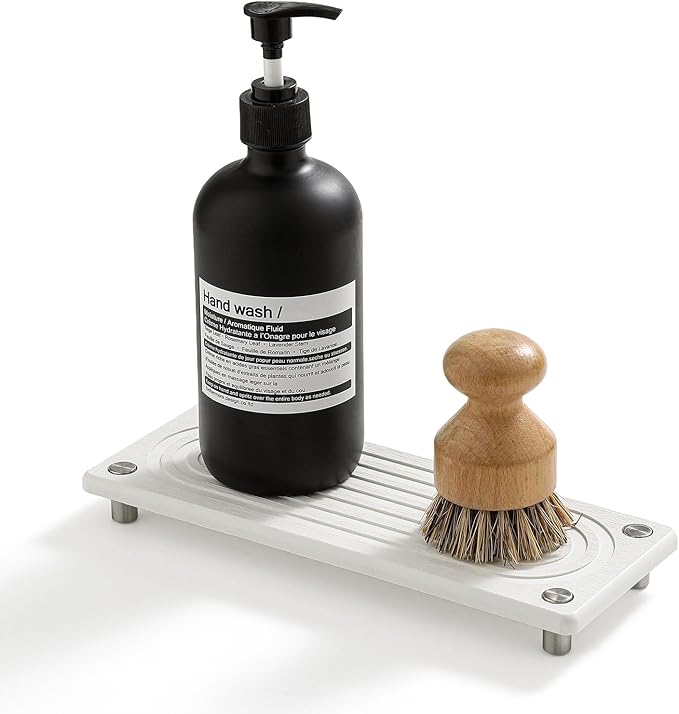 Razborci Water Absorbing Stone Sink Caddy, Diatomite Kitchen Sink Organizer by Razborci