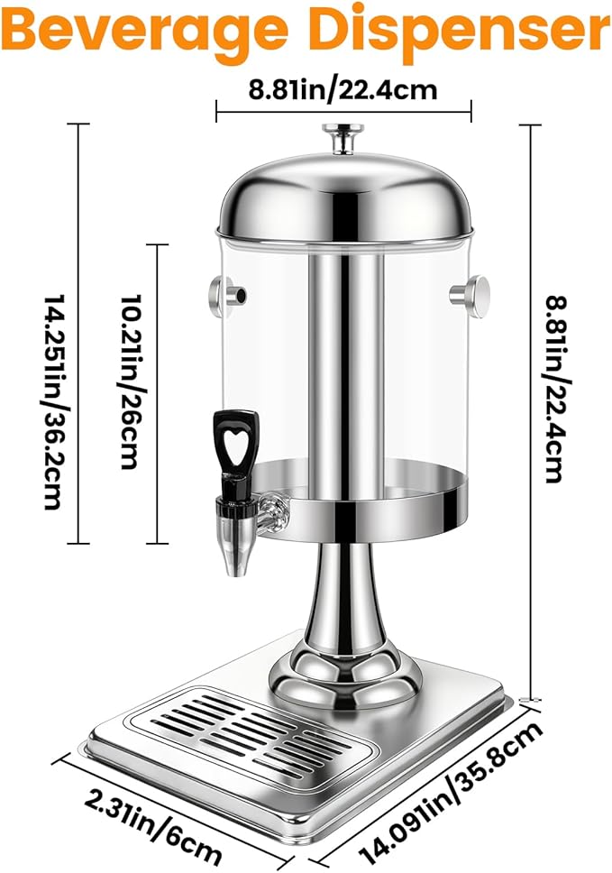2.2 Gallon Beverage Dispenser