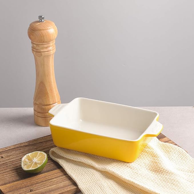 Sweejar Ceramic Baking Dish, Rectangular Small Baking Pan - Image 6