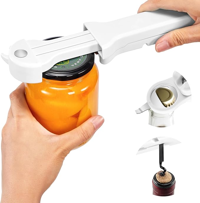 7-in-1 Jar Opener for Seniors – Magnetic adjustable Jar Opener & Bottle Opener by Banyaa